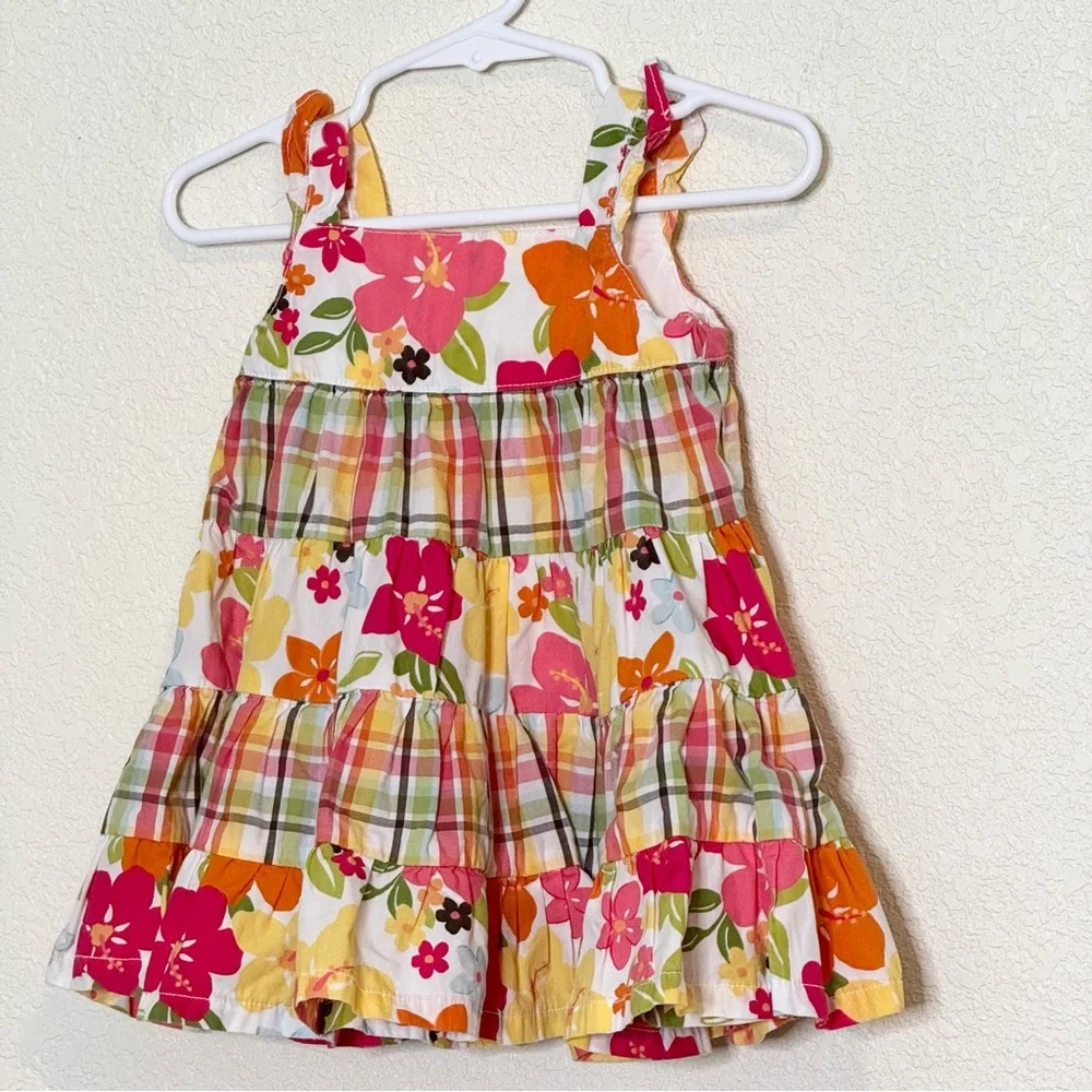 Gymboree Girls 6-12 Months‎ Dress Aloha Sunshine Tropical Flower Sundress